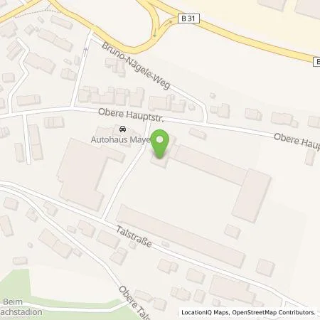 Standortübersicht der Tankstelle naturenergie hochrhein AG in 79843 Löffingen