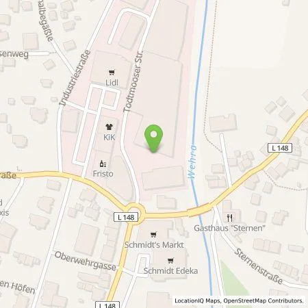 Standortübersicht der Tankstelle naturenergie hochrhein AG in 79664 Wehr