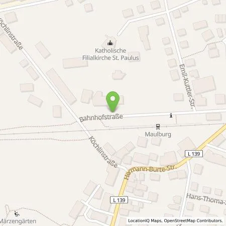 Standortübersicht der Tankstelle naturenergie hochrhein AG in 79689 Maulburg