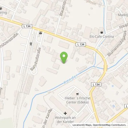 Standortübersicht der Tankstelle naturenergie hochrhein AG in 79400 Kandern