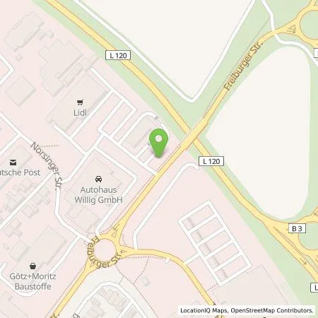 Standortübersicht der Tankstelle naturenergie hochrhein AG in 79189 Bad Krozingen