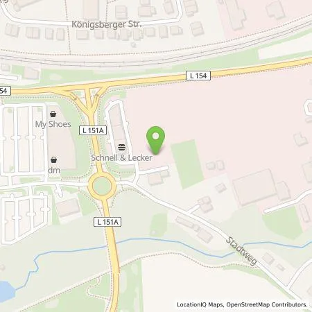 Standortübersicht der Tankstelle naturenergie hochrhein AG in 79725 Laufenburg