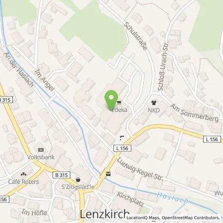 Standortübersicht der Tankstelle naturenergie hochrhein AG in 79853 Lenzkirch