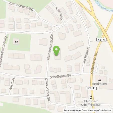 Standortübersicht der Tankstelle naturenergie hochrhein AG in 78476 Allensbach