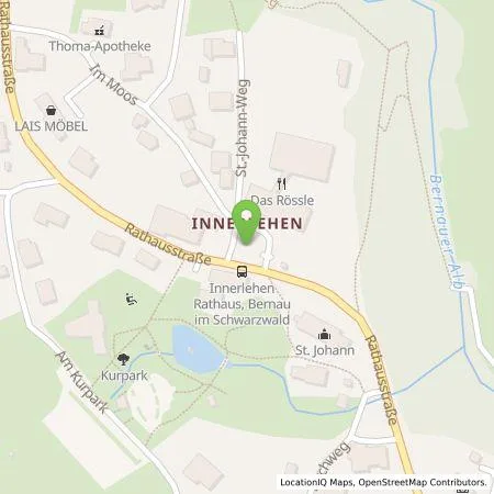 Standortübersicht der Tankstelle naturenergie hochrhein AG in 79872 Bernau