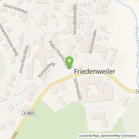 Standortübersicht der Tankstelle naturenergie hochrhein AG in 79877 Friedenweiler