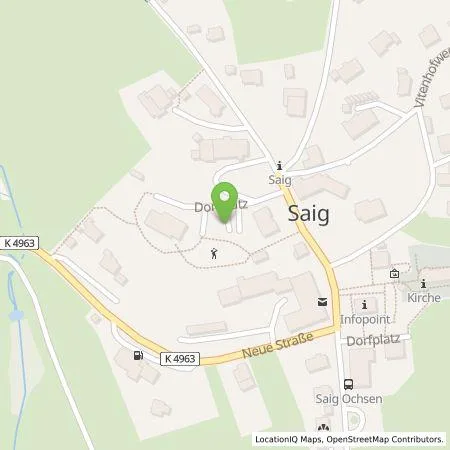 Standortübersicht der Tankstelle naturenergie hochrhein AG in 79853 Lenzkirch