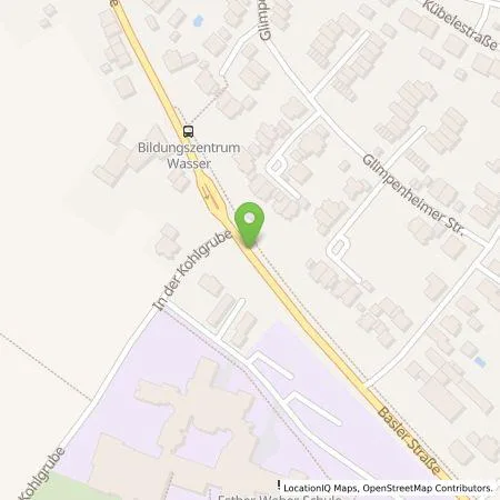 Standortübersicht der Tankstelle naturenergie hochrhein AG in 79312 Emmendingen