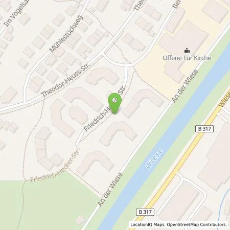 Standortübersicht der Tankstelle naturenergie hochrhein AG in 79539 Lörrach