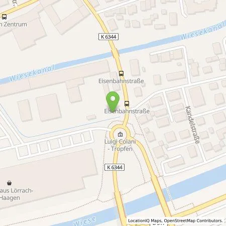 Standortübersicht der Tankstelle naturenergie hochrhein AG in 79541 Lörrach