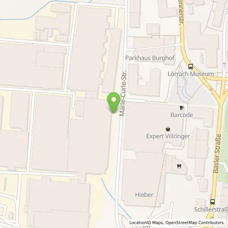 Standortübersicht der Tankstelle naturenergie hochrhein AG in 79539 Lörrach