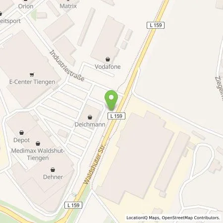 Standortübersicht der Tankstelle naturenergie hochrhein AG in 79761 Waldshut