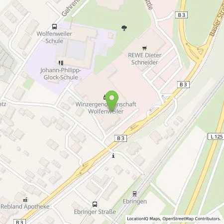 Standortübersicht der Tankstelle naturenergie hochrhein AG in 79227 Schallstadt