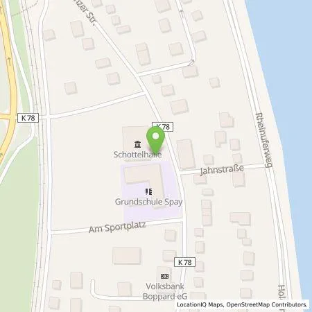 Standortübersicht der Tankstelle Energieversorgung Mittelrhein AG in 56322 Spay