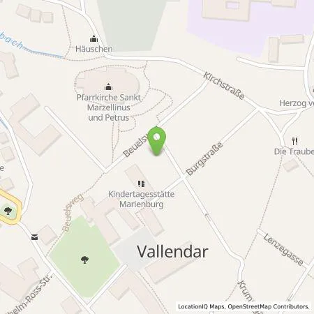 Standortübersicht der Tankstelle Energieversorgung Mittelrhein AG in 56179 Vallendar