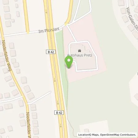 Standortübersicht der Tankstelle Energieversorgung Mittelrhein AG in 56076 Koblenz