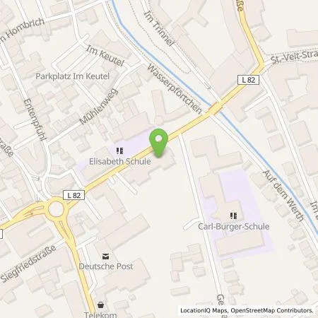 Standortübersicht der Tankstelle Energieversorgung Mittelrhein AG in 56727 Mayen