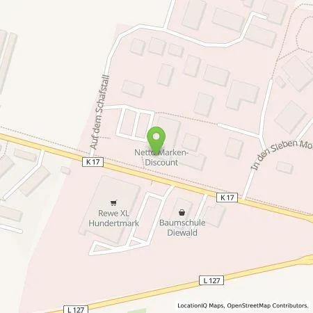 Standortübersicht der Tankstelle Energieversorgung Mittelrhein AG in 56077 Koblenz