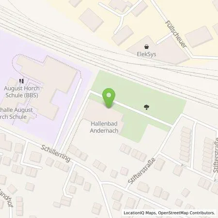 Standortübersicht der Tankstelle Energieversorgung Mittelrhein AG in 56626 Andernach