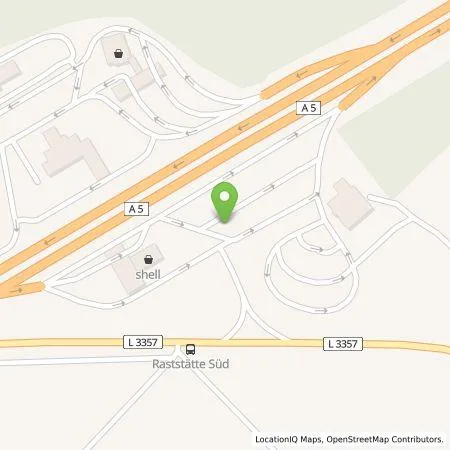 Standortübersicht der Tankstelle IONITY GmbH in 35305 Grünberg