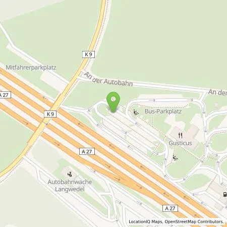 Standortübersicht der Tankstelle IONITY GmbH in 27299 Langwedel