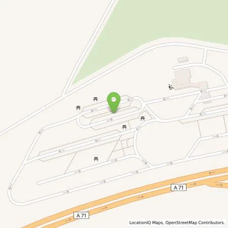 Standortübersicht der Tankstelle IONITY GmbH in 98716 Geraberg