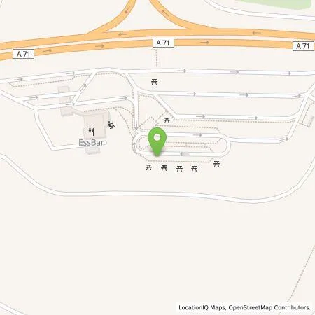 Standortübersicht der Tankstelle IONITY GmbH in 98716 Geraberg