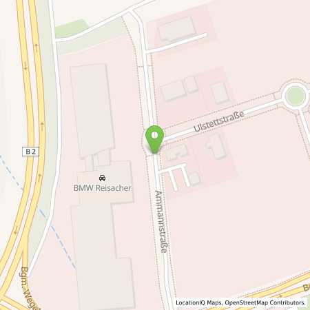 Standortübersicht der Strom (Elektro) Tankstelle: Autohaus Reisacher GmbH in 86167, Augsburg