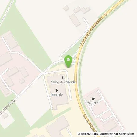 Standortübersicht der Tankstelle IONITY GmbH in 84453 Mühldorf