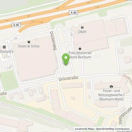 Standortübersicht der Tankstelle IONITY GmbH in 44867 Bochum