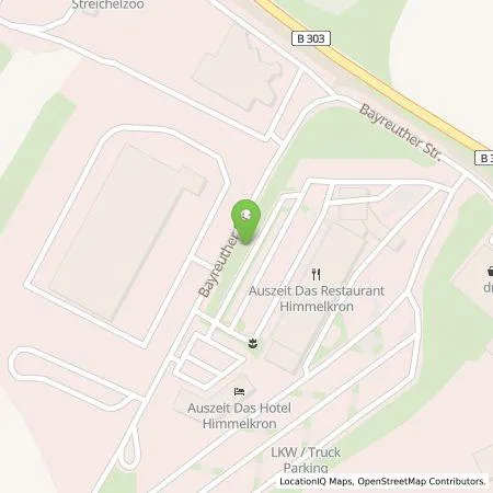 Standortübersicht der Tankstelle IONITY GmbH in 95506 Himmelkron