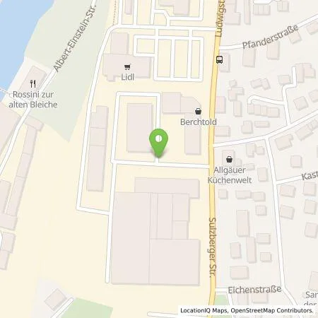 Standortübersicht der Tankstelle Berchtolds Autoreisen & Reisebüro GmbH & Co.KG in 87437 Kempten (Allgäu)
