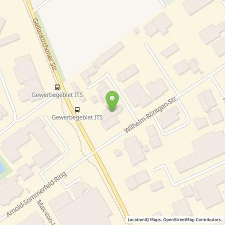 Standortübersicht der Tankstelle Fred Pfennings GmbH & Co. KG in 52499 Baesweiler