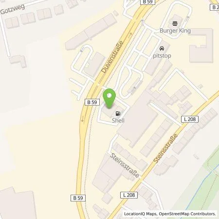 Standortübersicht der Tankstelle Fred Pfennings GmbH & Co. KG in 41238 Moenchengladbach