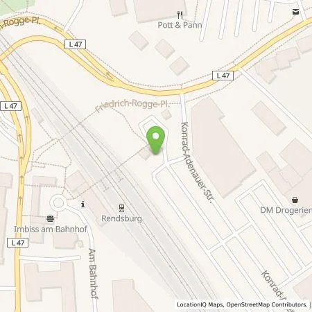 Standortübersicht der Tankstelle Stadtwerke SH GmbH & Co. KG in 24768 Rendsburg