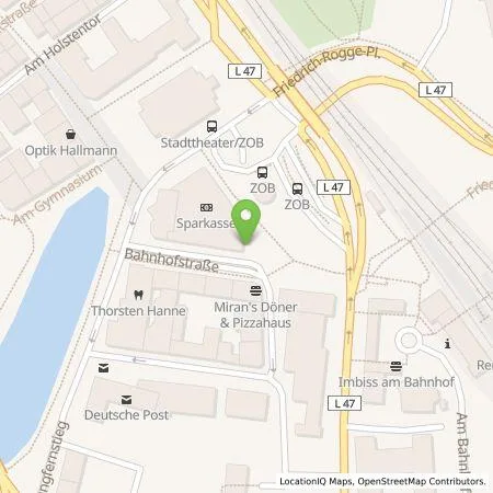 Standortübersicht der Tankstelle Stadtwerke SH GmbH & Co. KG in 24768 Rendsburg