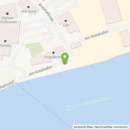 Standortübersicht der Tankstelle Stadtwerke SH GmbH & Co. KG in 24768 Rendsburg