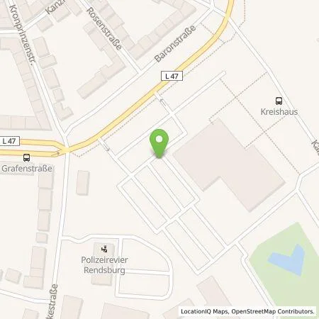 Standortübersicht der Tankstelle Stadtwerke SH GmbH & Co. KG in 24768 Rendsburg