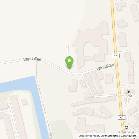 Standortübersicht der Tankstelle Stadtwerke SH GmbH & Co. KG in 24837 Schleswig