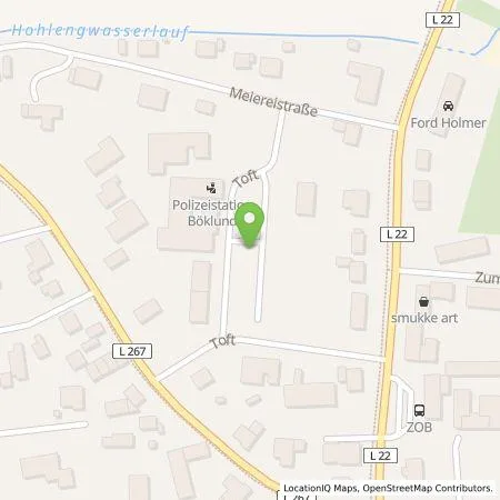 Standortübersicht der Tankstelle Stadtwerke SH GmbH & Co. KG in 24860 Böklund