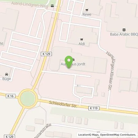 Standortübersicht der Tankstelle Stadtwerke SH GmbH & Co. KG in 24837 Schleswig