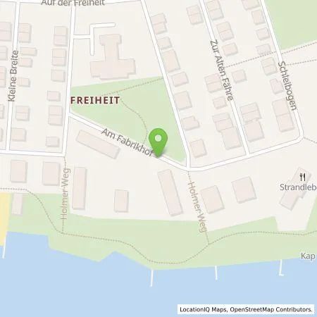 Standortübersicht der Tankstelle Stadtwerke SH GmbH & Co. KG in 24837 Schleswig