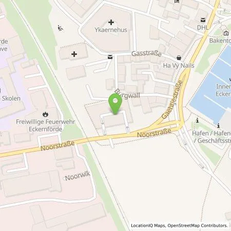 Standortübersicht der Tankstelle Stadtwerke SH GmbH & Co. KG in 24340 Eckernförde