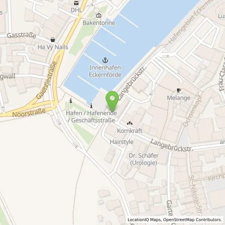 Standortübersicht der Tankstelle Stadtwerke SH GmbH & Co. KG in 24340 Eckernförde