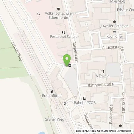 Standortübersicht der Tankstelle Stadtwerke SH GmbH & Co. KG in 24340 Eckernförde