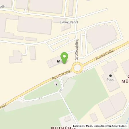 Standortübersicht der Tankstelle DS EMOVA GmbH in 94469 Großwalding