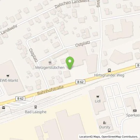 Standortübersicht der Tankstelle Peter Marburger Vermögensverwaltung GmbH & Co. KG in 57334 Bad Laashpe