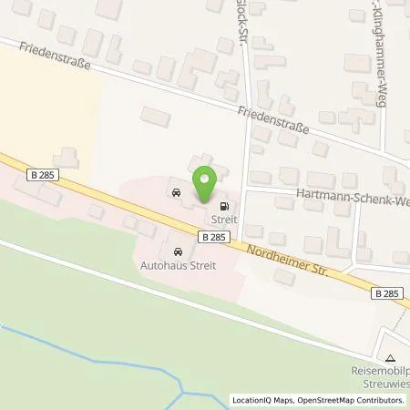 Standortübersicht der Tankstelle Autohaus Streit GmbH in 97645 Ostheim v. d. Rhön