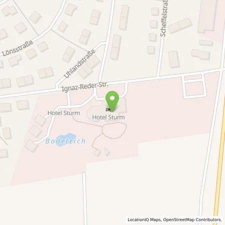 Standortübersicht der Tankstelle Hotel Sturm GmbH & Co.KG in 97638 Mellrichstadt