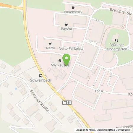 Standortübersicht der Tankstelle Autohaus Rausch GmbH & Co. KG in 83313 Siegsdorf